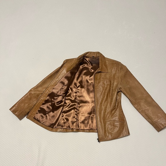 Vintage leather jacket - Picture 3 of 3